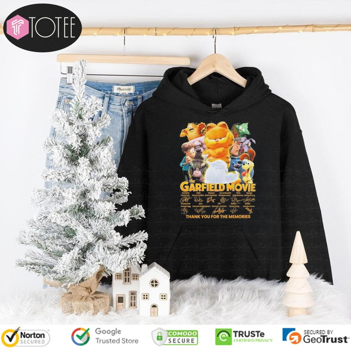 The Garfield Movie Signatures T-shirt