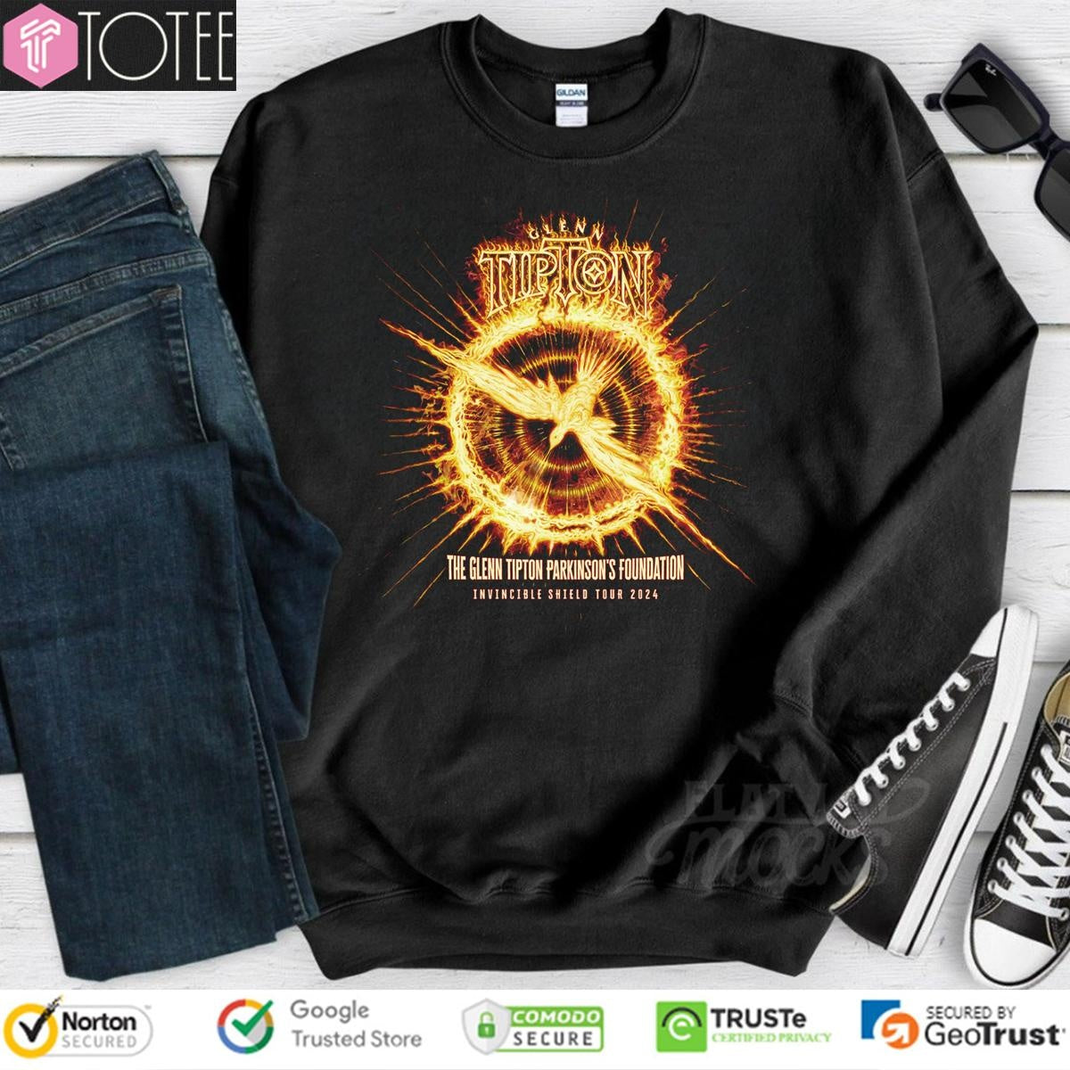 The Glenn Tipton Invincible Shield Of Pain World Tour Judas Priest sweatshirt