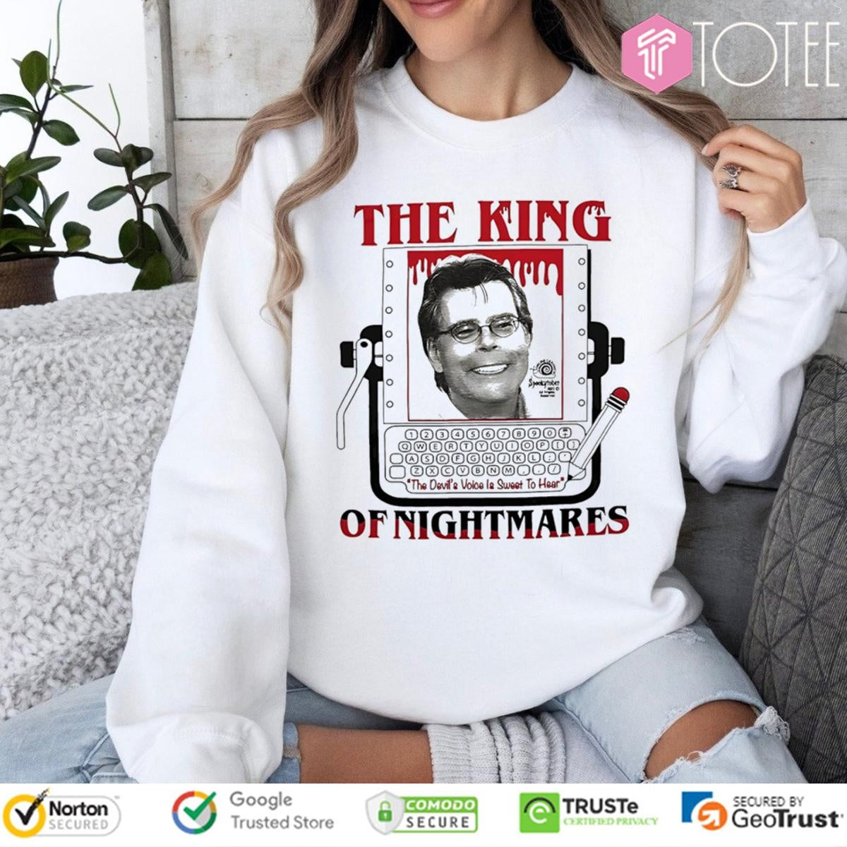 The King Of Nightmares Stephen King T-shirt