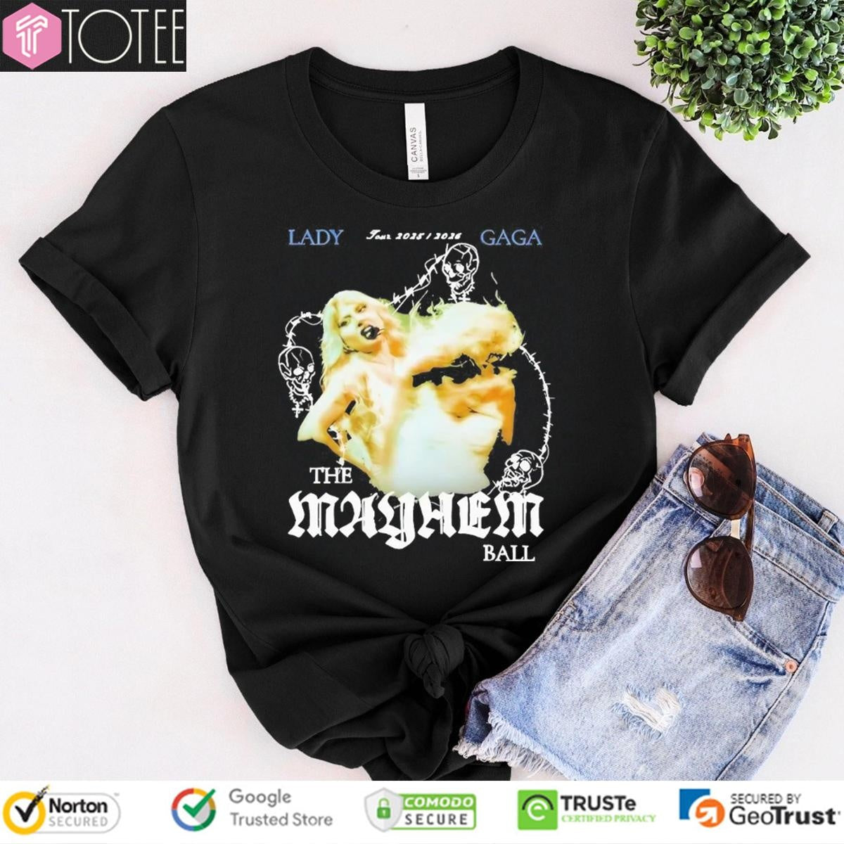 The Mayhem Ball Tour Lady Gaga T-shirt