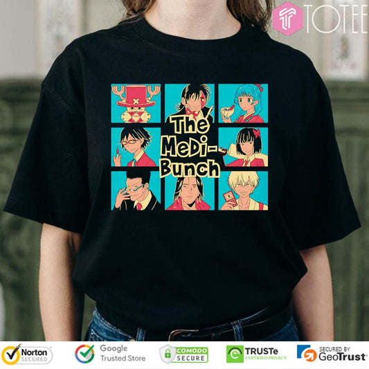 The Medi-Bunch Manga Characters T-shirt