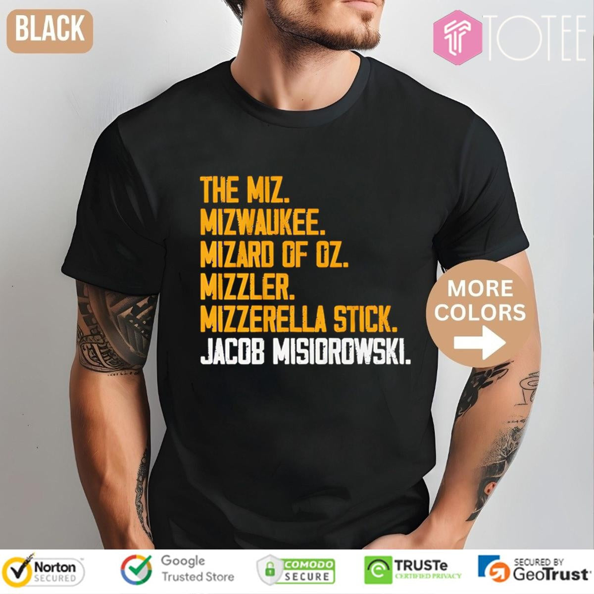 The Miz Milwaukee Wizard Of Oz Mizzler Mozzarella Stick Jacob Misiorowski T-shirt