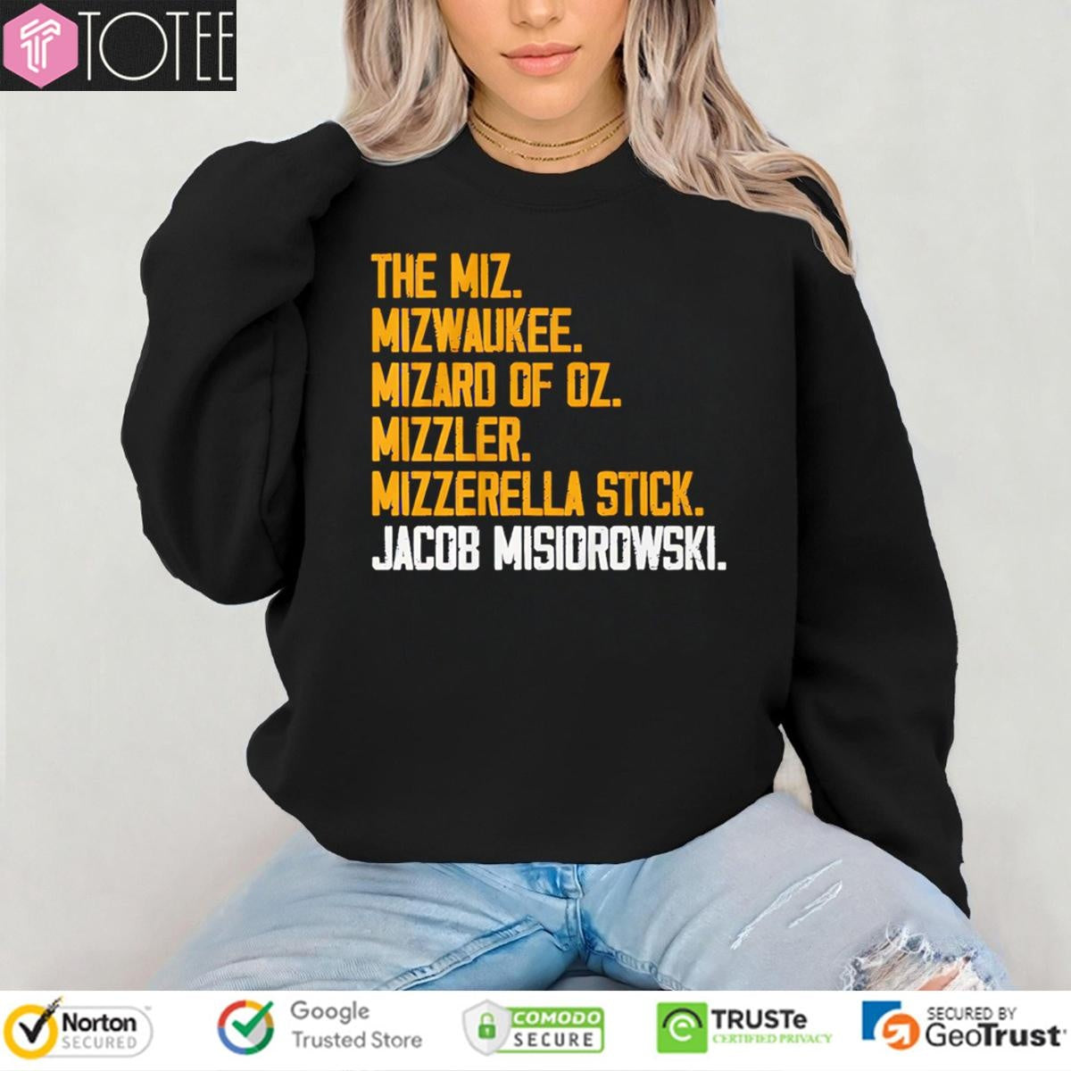 The Miz Milwaukee Wizard Of Oz Mizzler Mozzarella Stick Jacob Misiorowski T-shirt