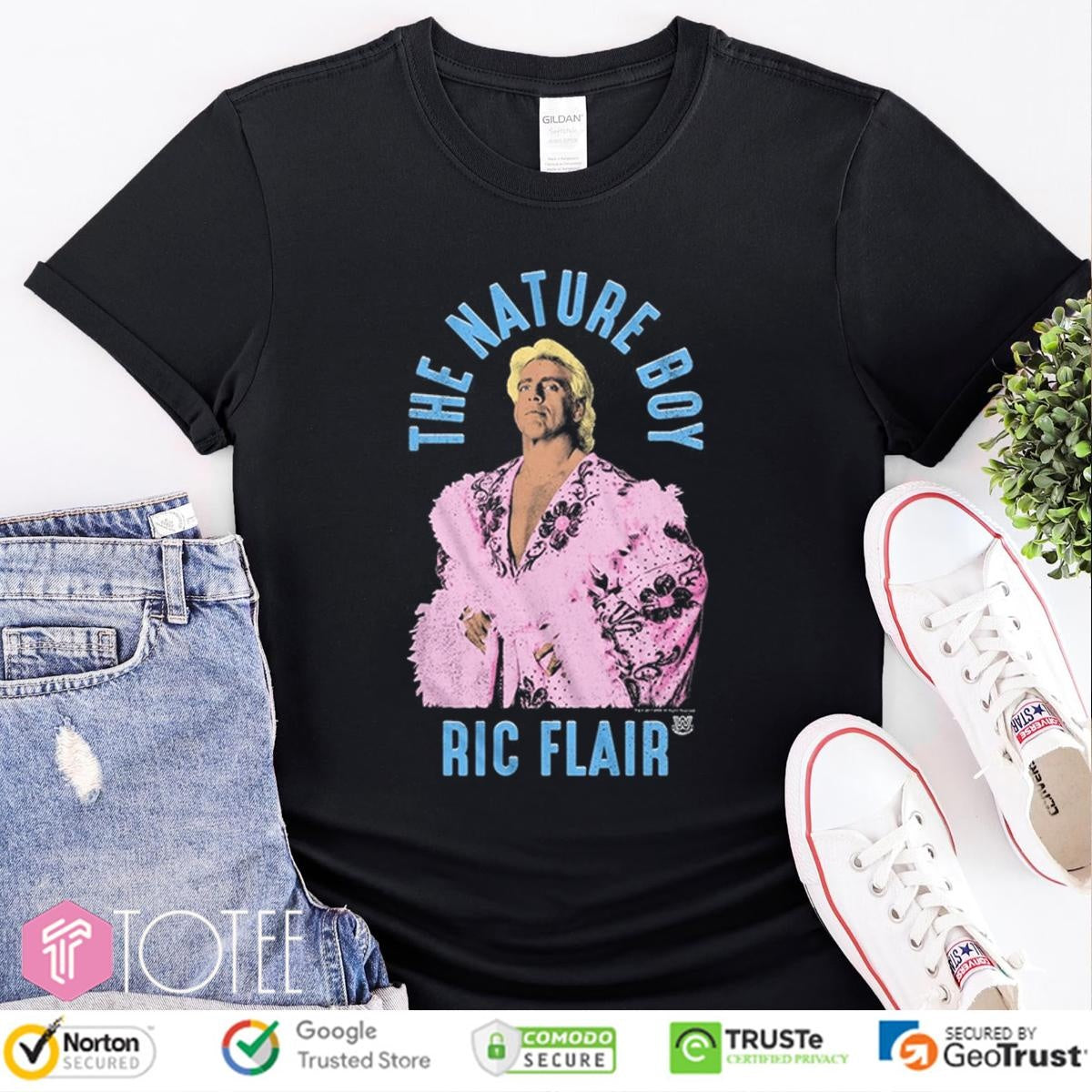 The Nature Boy Ric Flair Wwe Graphic T-shirt