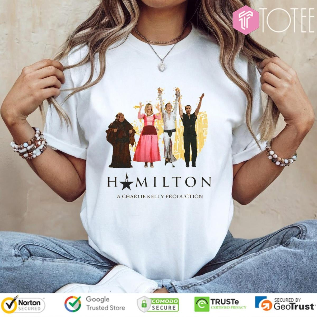 The Nightman Cometh Hamilton A Charlie Kelly Production T-shirt