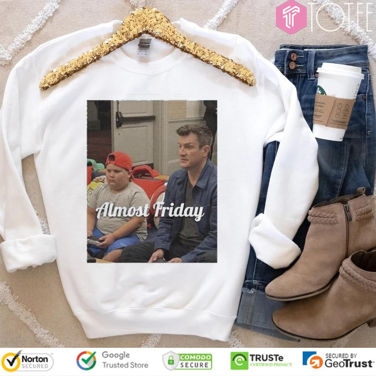 The Rizzler Video Game Almost Friday T-shirt