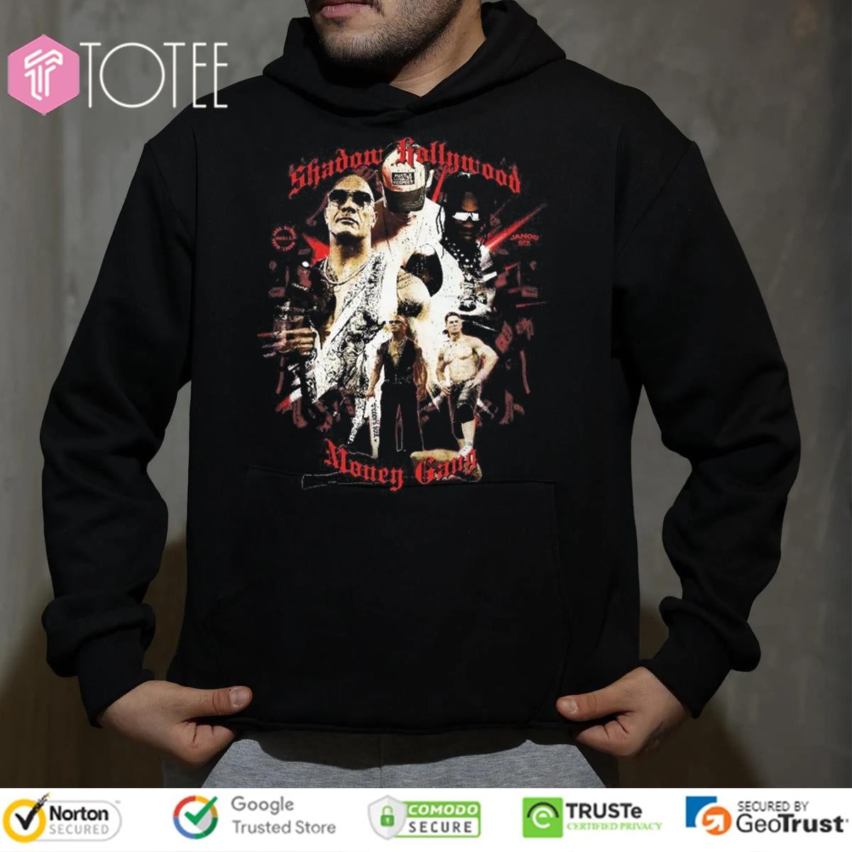 The Rock John Cena Shadow Hollywood Money Gang T-shirt