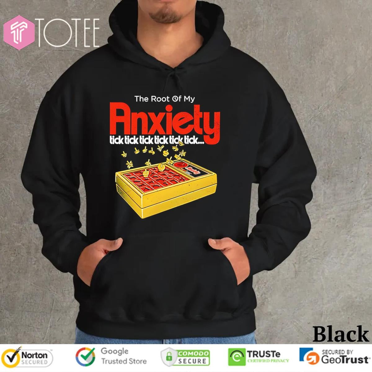 The Root Of My Anxiety Tick Tick Tick T-shirt