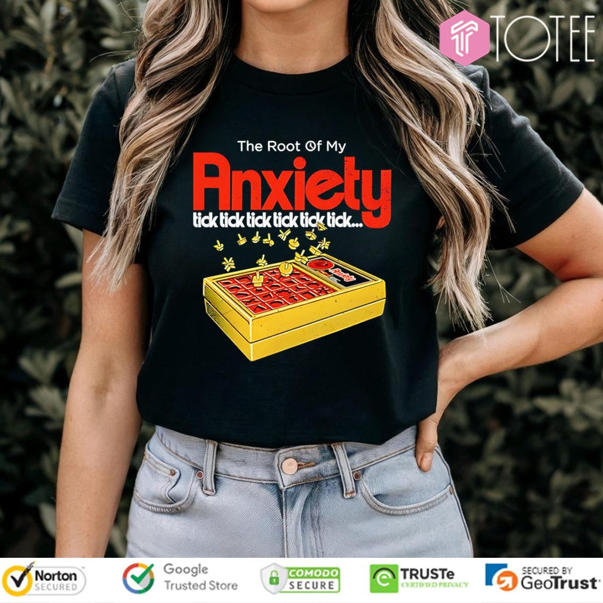 The Root Of My Anxiety Tick Tick Tick T-shirt