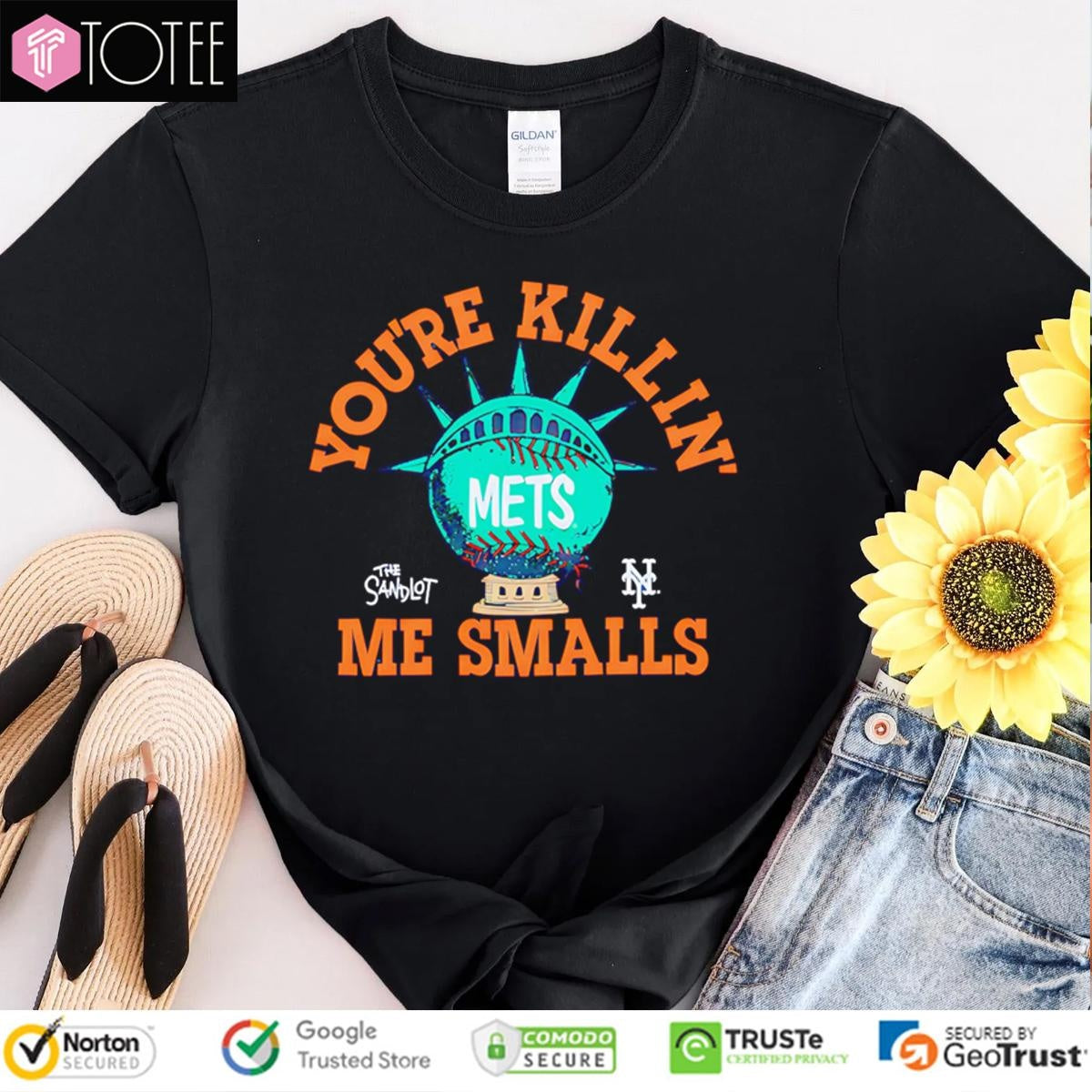 The Sandlot Youre Killin Me Smalls New York Mets Baseball T-shirt