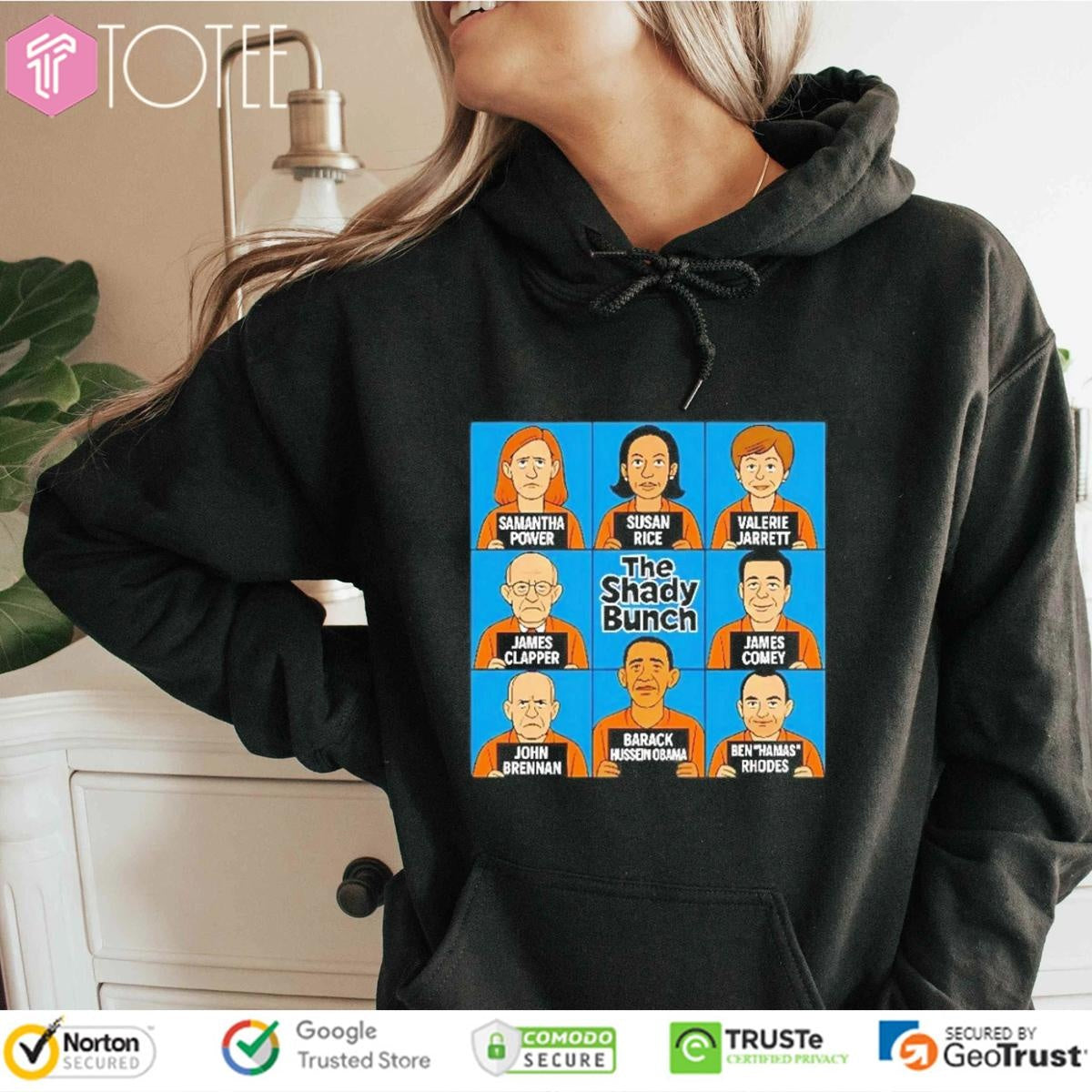 The Shady Bunch Barack Hussein Obama Ben Rhodes John Brennan T-shirt