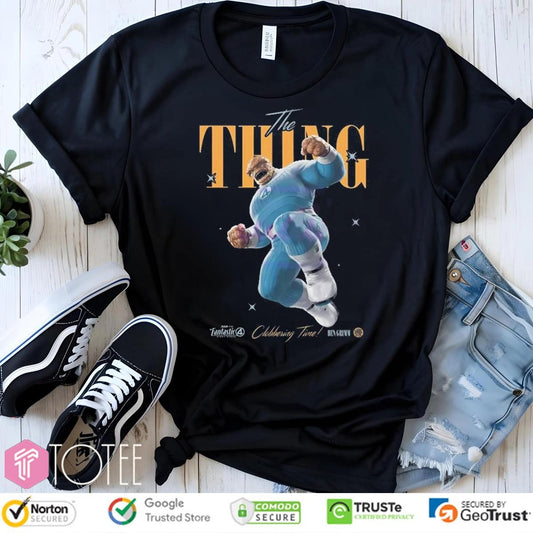 The Thing Ben Grimm Clobberin Time Marvel Fantastic Four First Steps T-shirt
