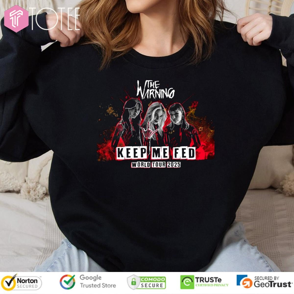 The Warning Band Keep Me Fed World Tour 2025 Tour T-shirt
