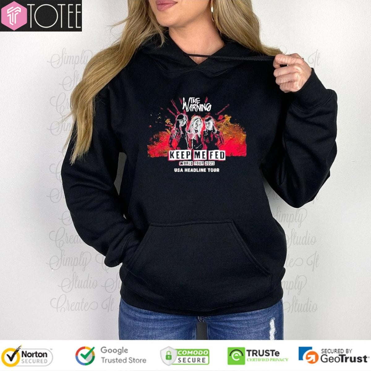 The Warning Keep Me Fed World Tour 2025 Usa Headline Tour T-shirt