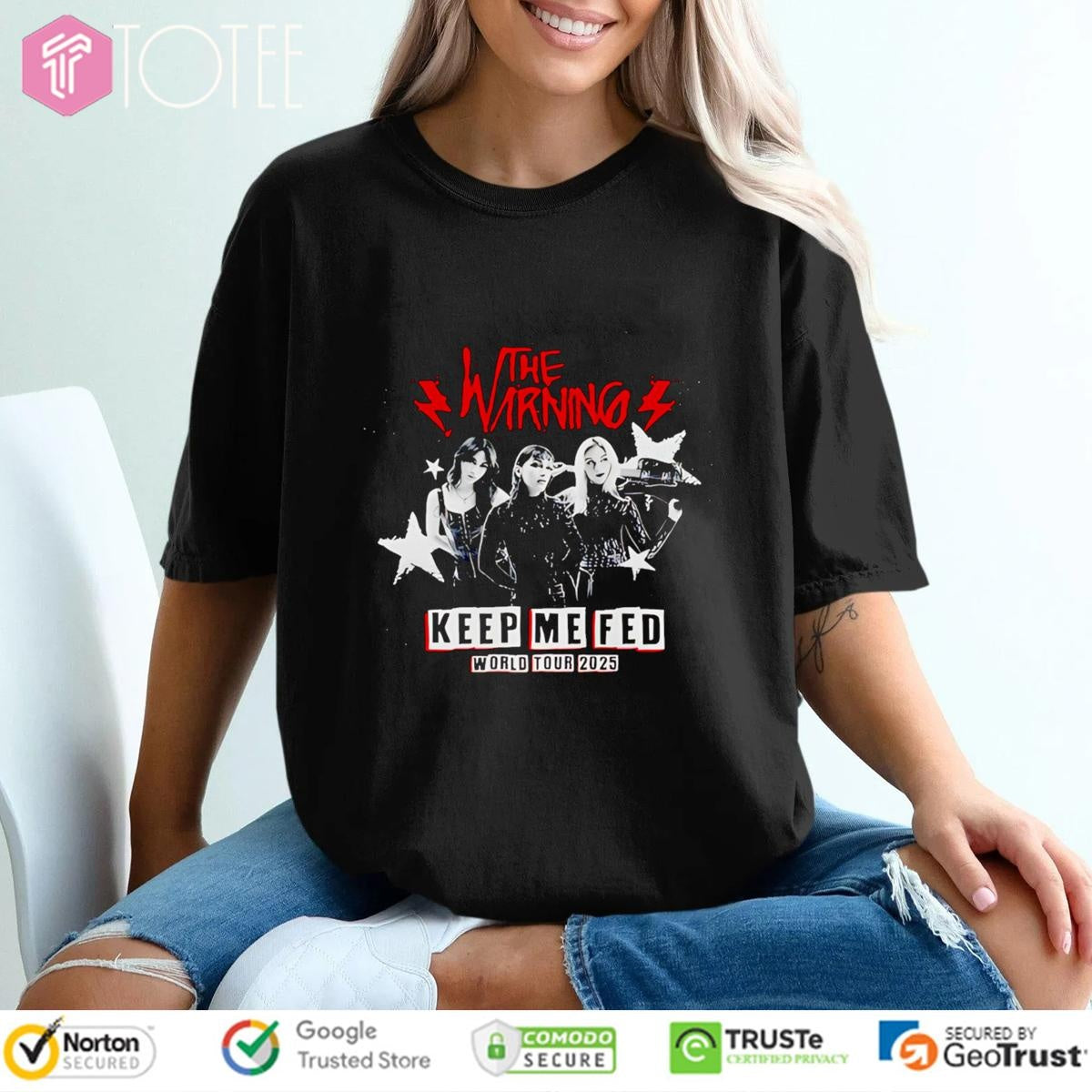 The Warning Keep Me Fed World Tour 2025 T-shirt