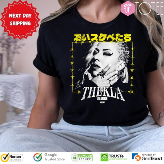 Thekla Toxic Spider Heavyweight Aew T-shirt