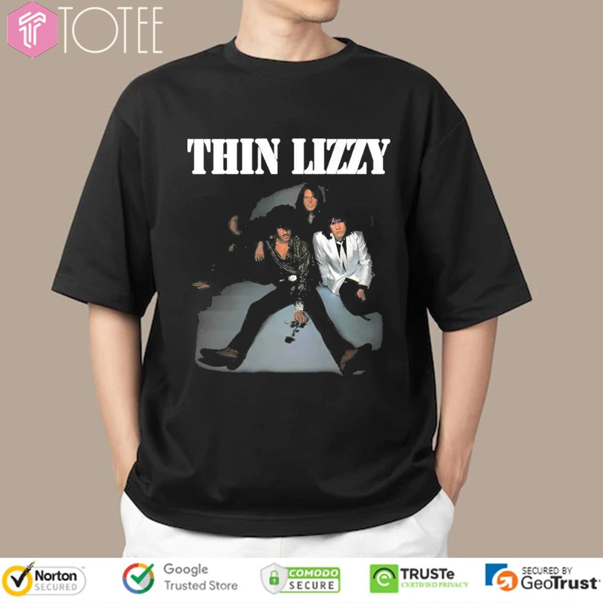 Thin Lizzy Rock Band Album Tour Concert T-shirt