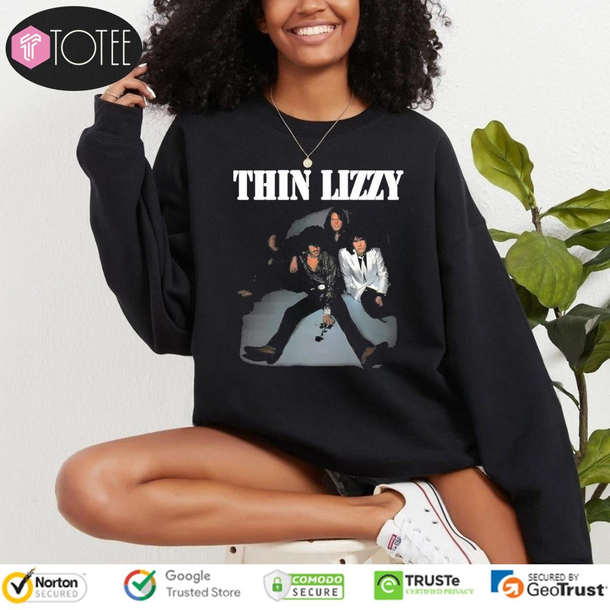 Thin Lizzy Rock Band Album Tour Concert T-shirt