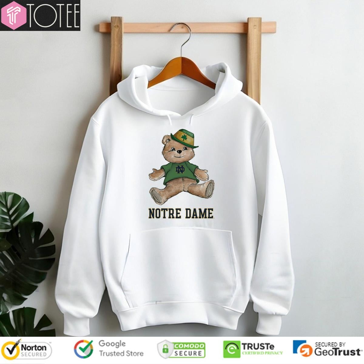 Tiny Turnip Teddy Bear Notre Dame Fighting Irish T-shirt