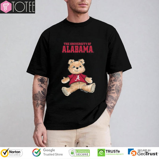 Tiny Turnip Teddy Bear X Alabama Crimson Tide T-shirt