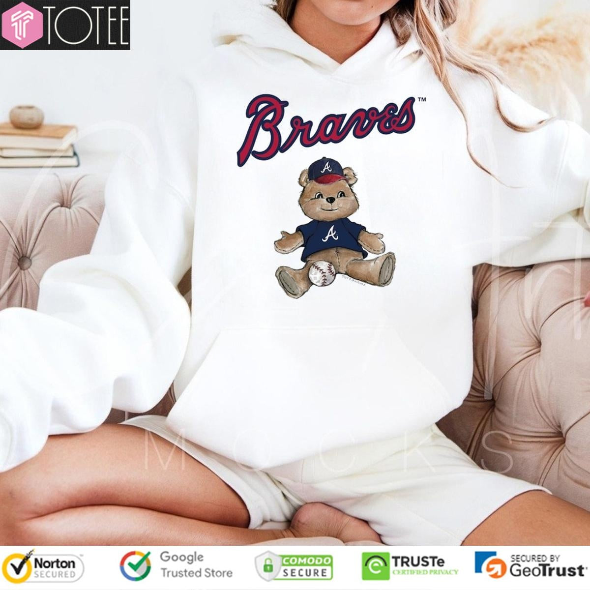 Tiny Turnip Teddy Bear X Atlanta Braves Baseball T-shirt