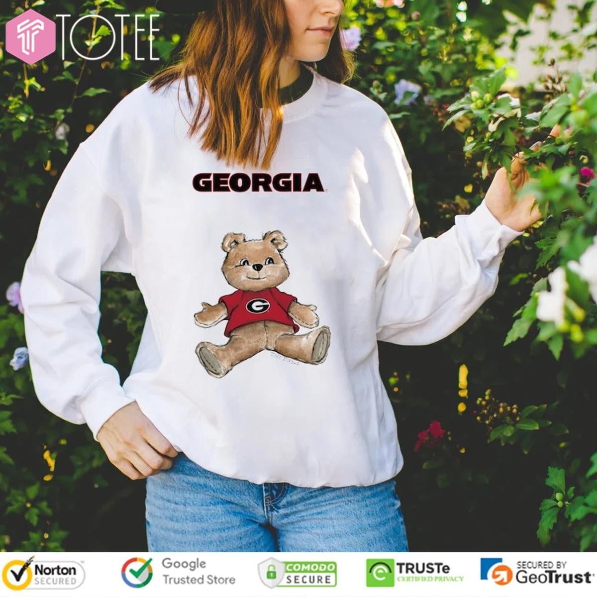 Tiny Turnip Teddy Bear X Georgia Bulldogs T-shirt