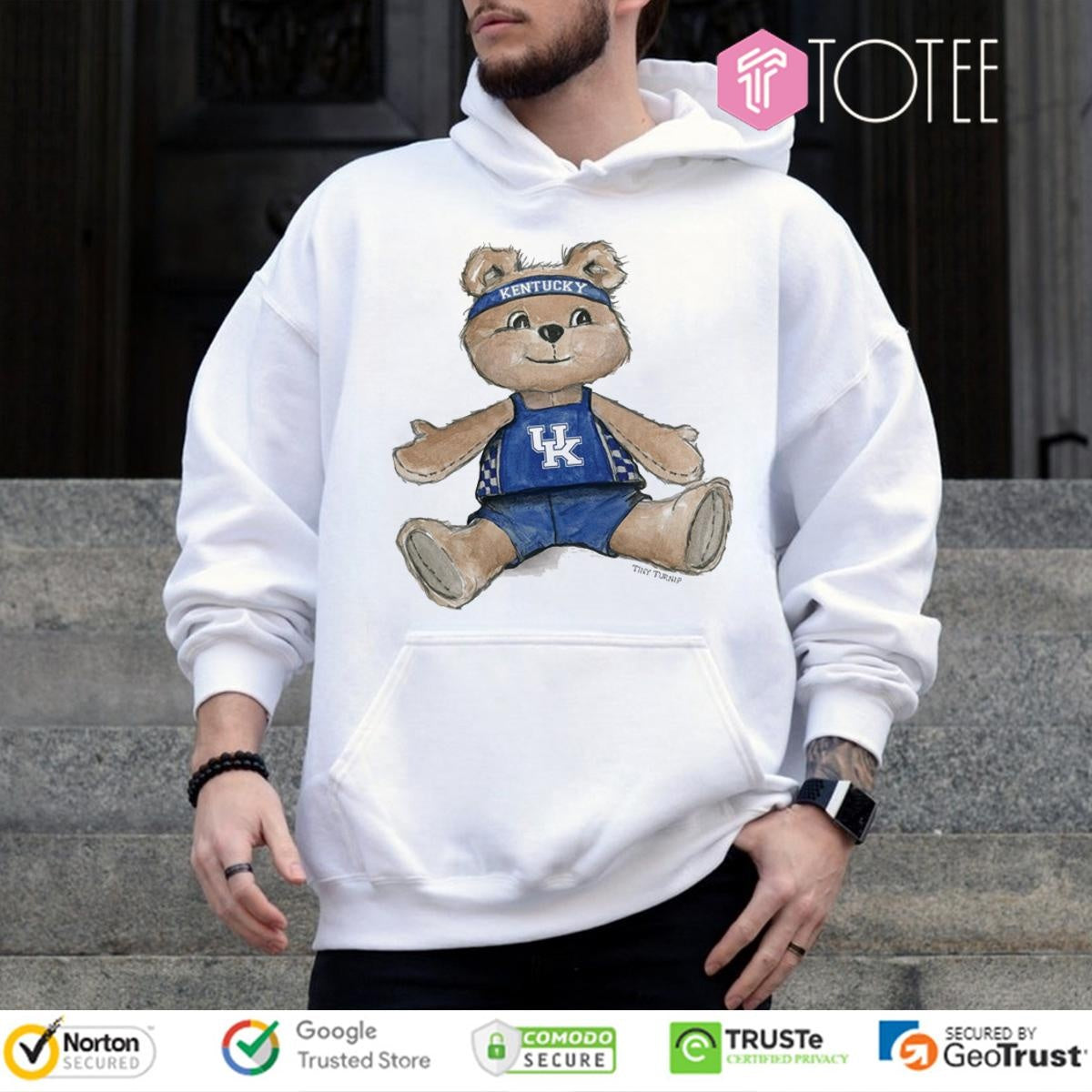 Tiny Turnip Teddy Bear X Kentucky Wildcats Basketball T-shirt