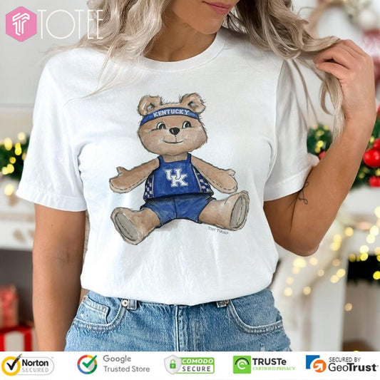 Tiny Turnip Teddy Bear X Kentucky Wildcats Basketball T-shirt
