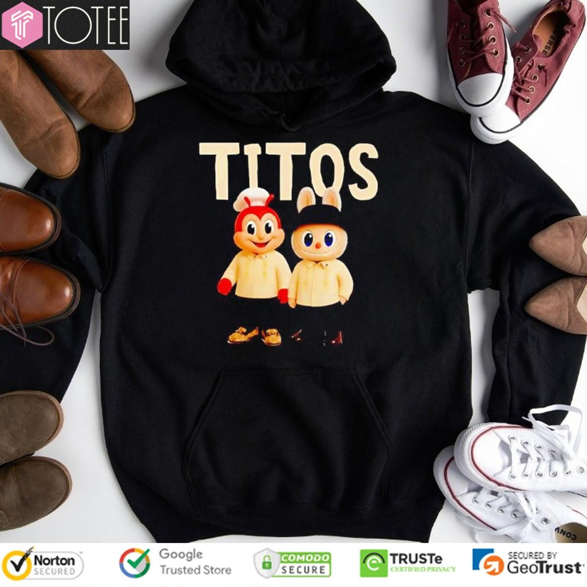 Titos Jollibubu Parody Jollibee Labubu T-shirt