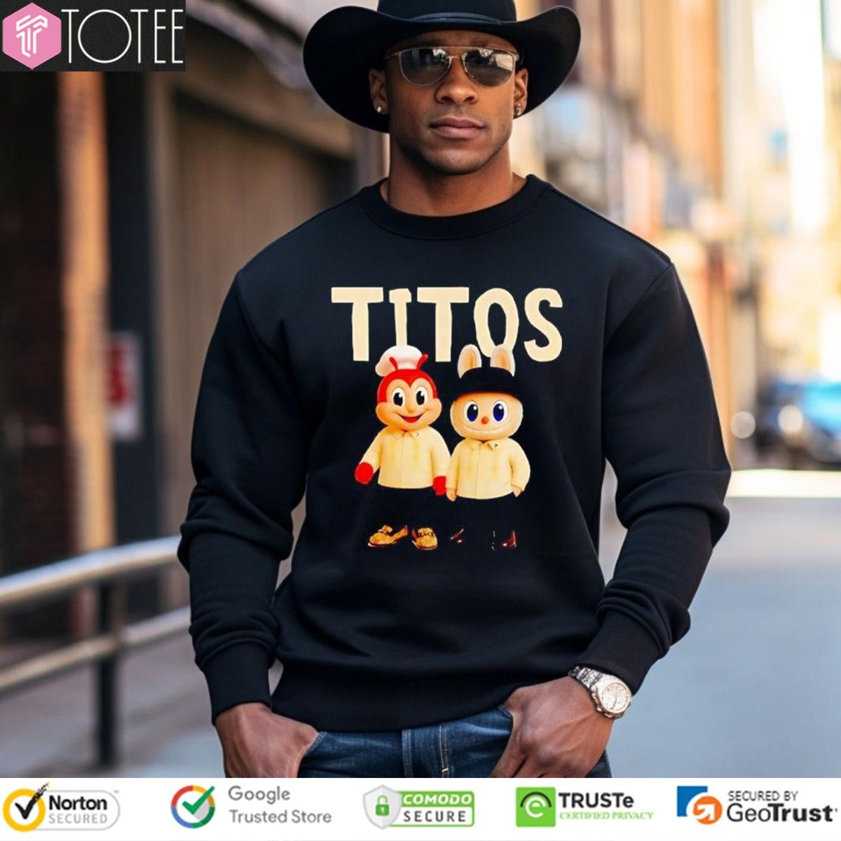 Titos Jollibubu Parody Jollibee Labubu T-shirt