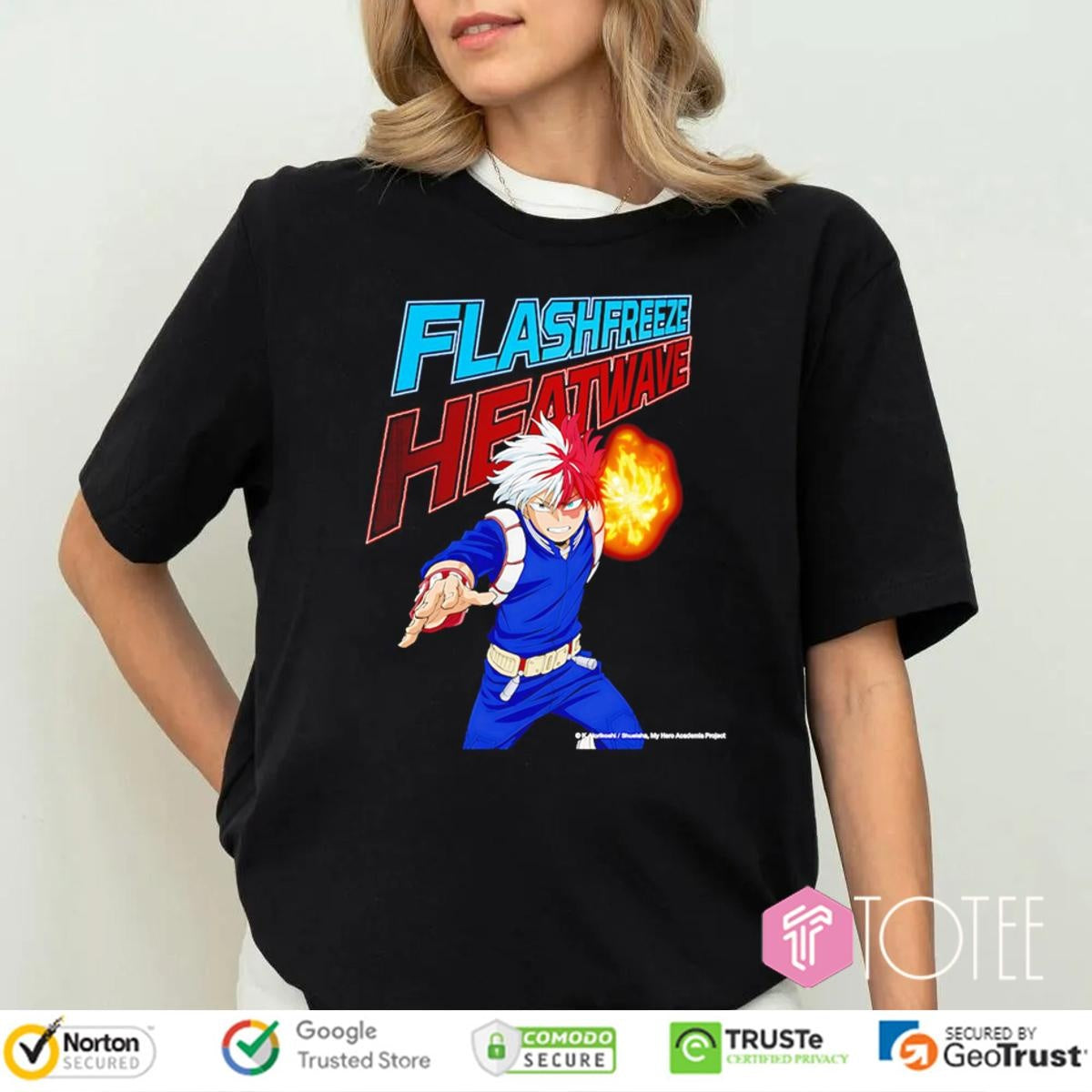 Todoroki Shoto Flashfreeze Heatwave My Hero Academia T-shirt