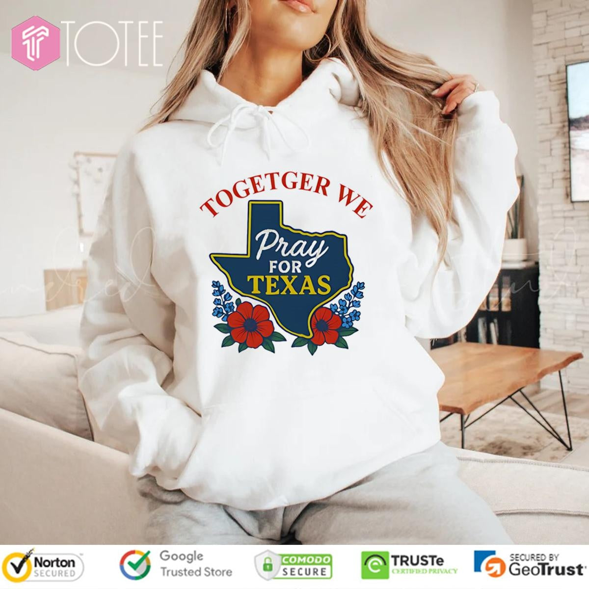 Together We Pray For Texas T-shirt