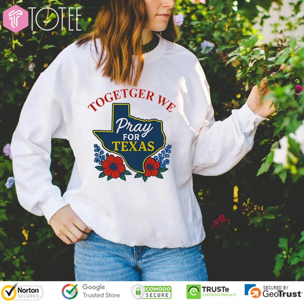 Together We Pray For Texas T-shirt