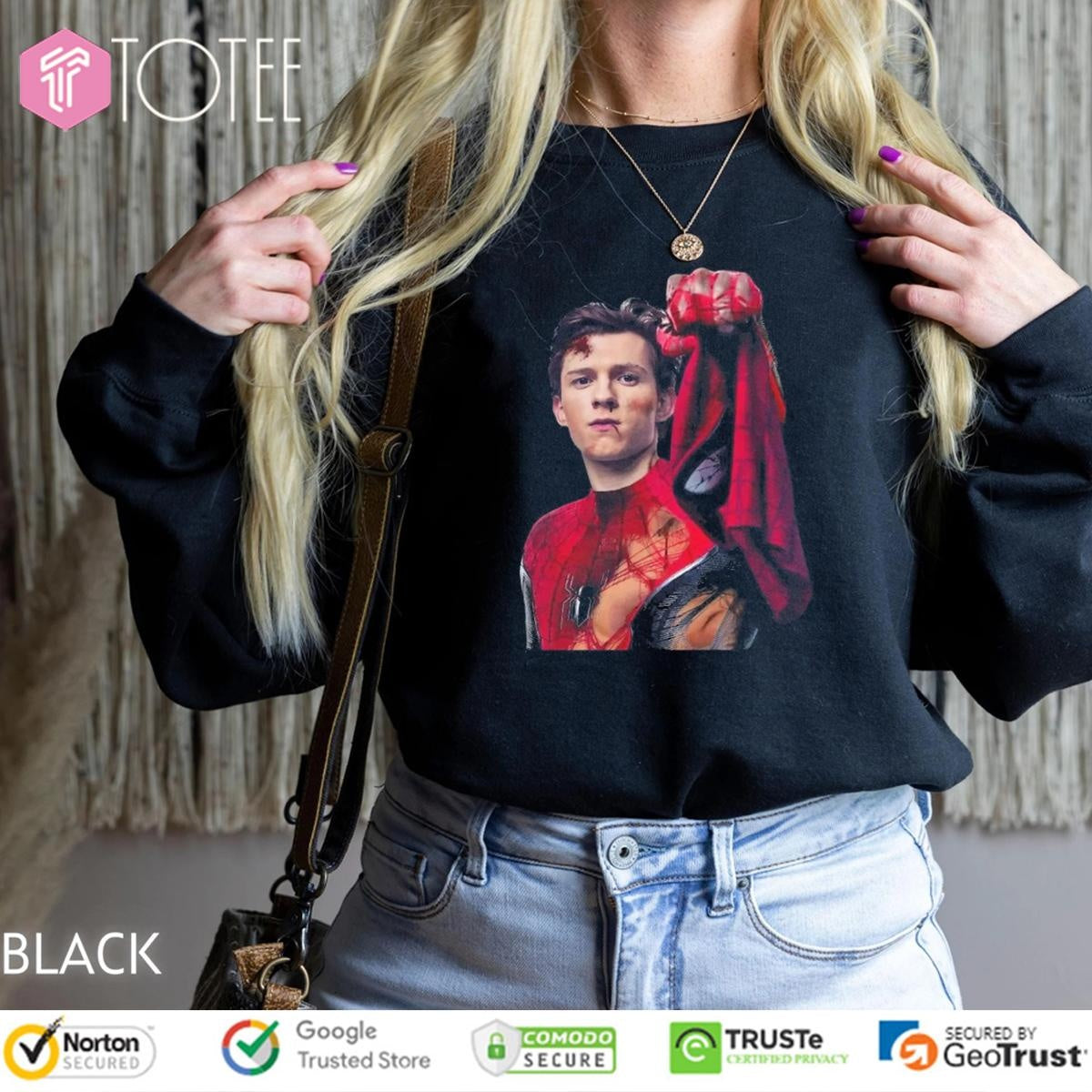 Tom Holland Spider Man 2025 Portrait T-shirt