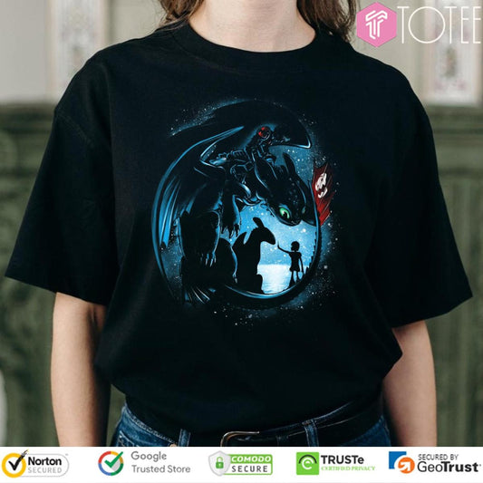 Toothless And Hiccup Yesterday And Tomorrow T-shirt