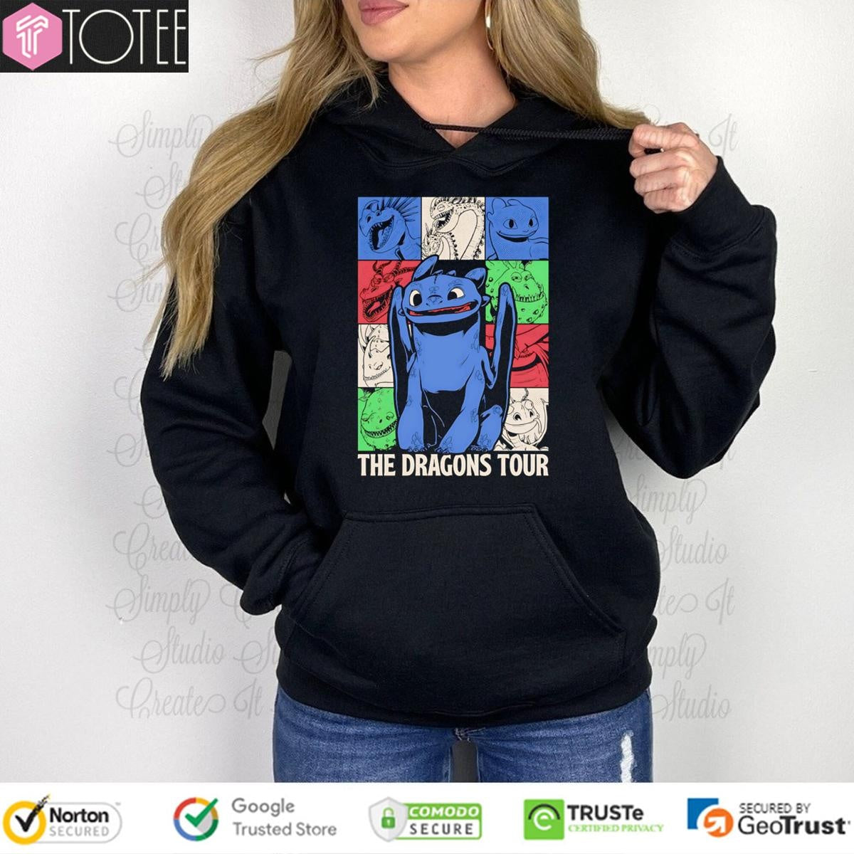 Toothless The Dragons Tour T-shirt