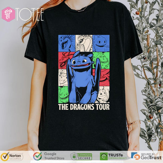 Toothless The Dragons Tour T-shirt