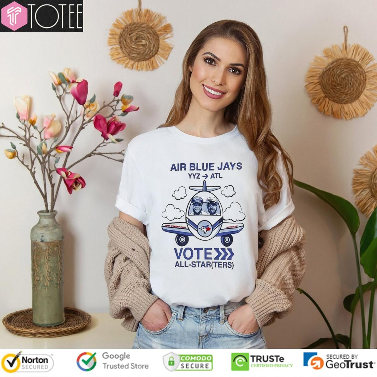 Toronto Blue Jays Vladdy And Kirky Air Blue Jays Yyz Atl Vote All Starters T-shirt