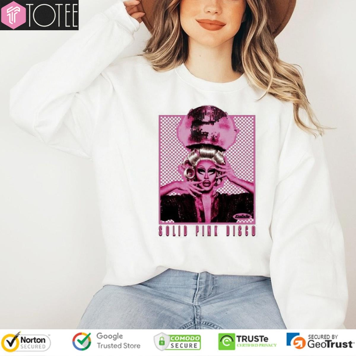 Trixie Mattel Solid Pink Disco Tour 2025 T-shirt