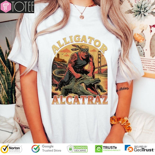 Trump Alligator Alcatraz Florida Usa Everglades T-shirt