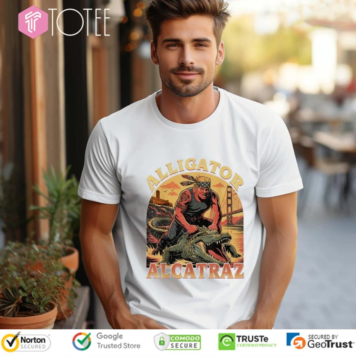 Trump Alligator Alcatraz Florida Usa Everglades T-shirt