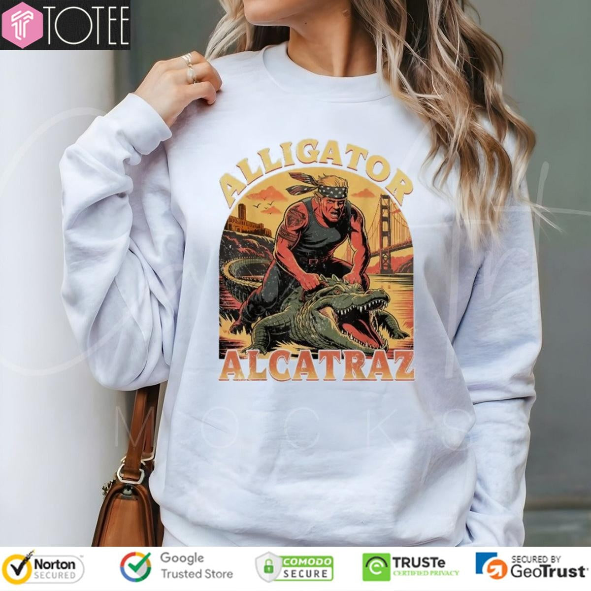 Trump Alligator Alcatraz Florida Usa Everglades T-shirt