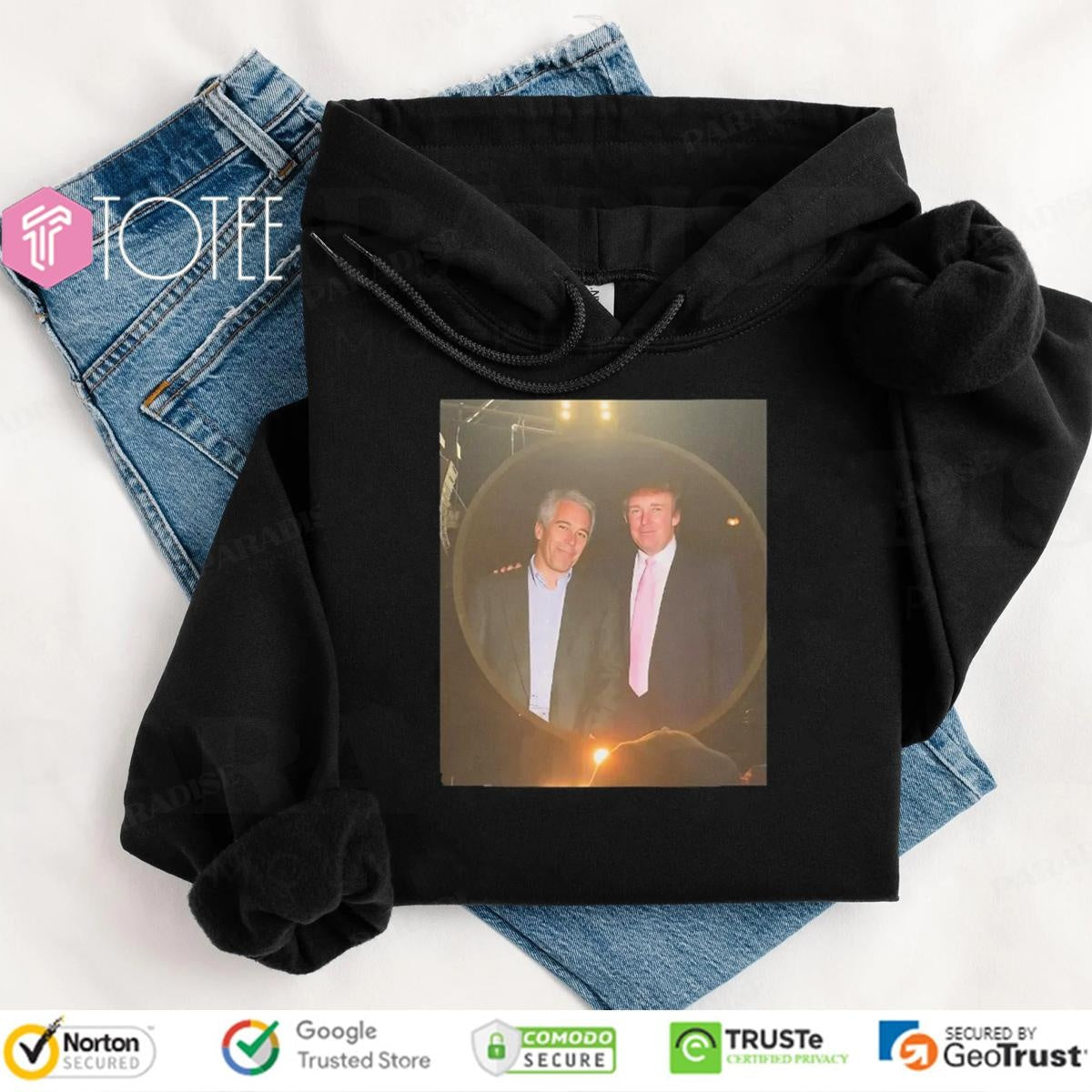 Trump And Epstein Coldplay Concert Kiss Cam T-shirt