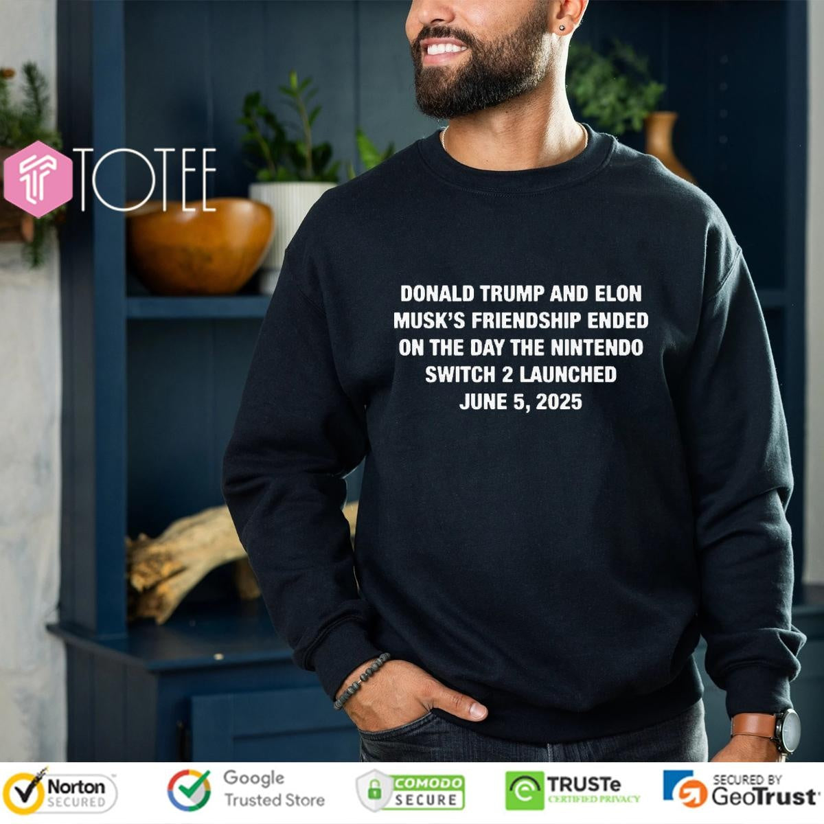 Trump And Musks Friendship Ended On Day Nintendo Switch 2 June 5 2025 T-shirt
