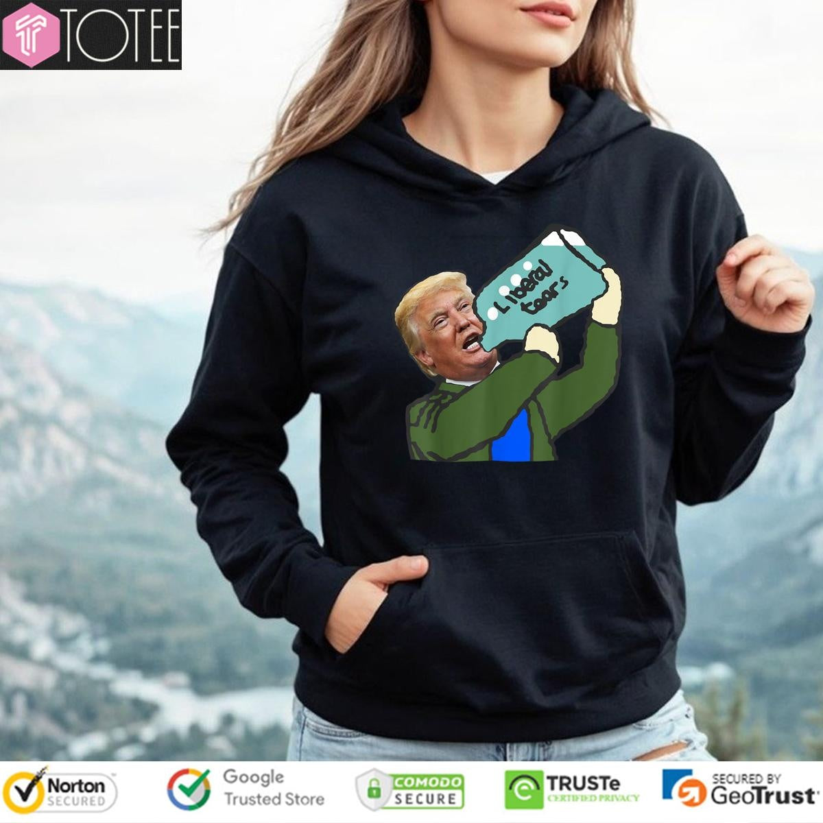 Trump Drinking Liberal Tears T-shirt