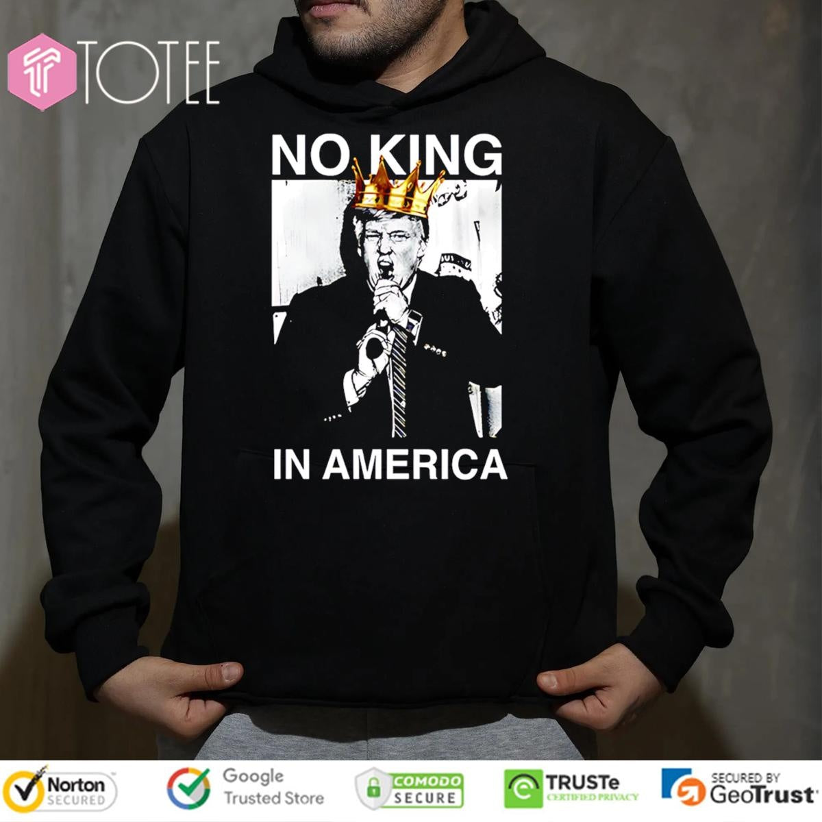 Trump No King In America T-shirt