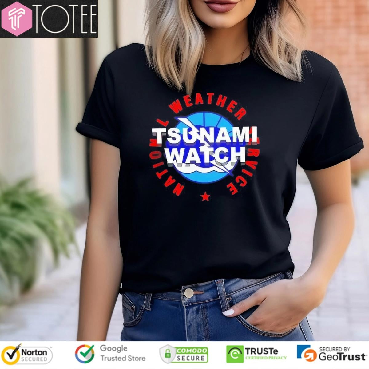 Tsunami Watch National Weather Service T-shirt