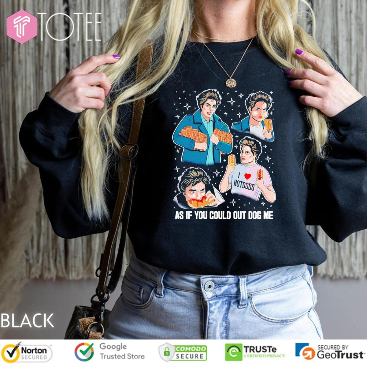 Twilight Edward I Love Hotdogs As If You Could Out Dog Me T-shirt