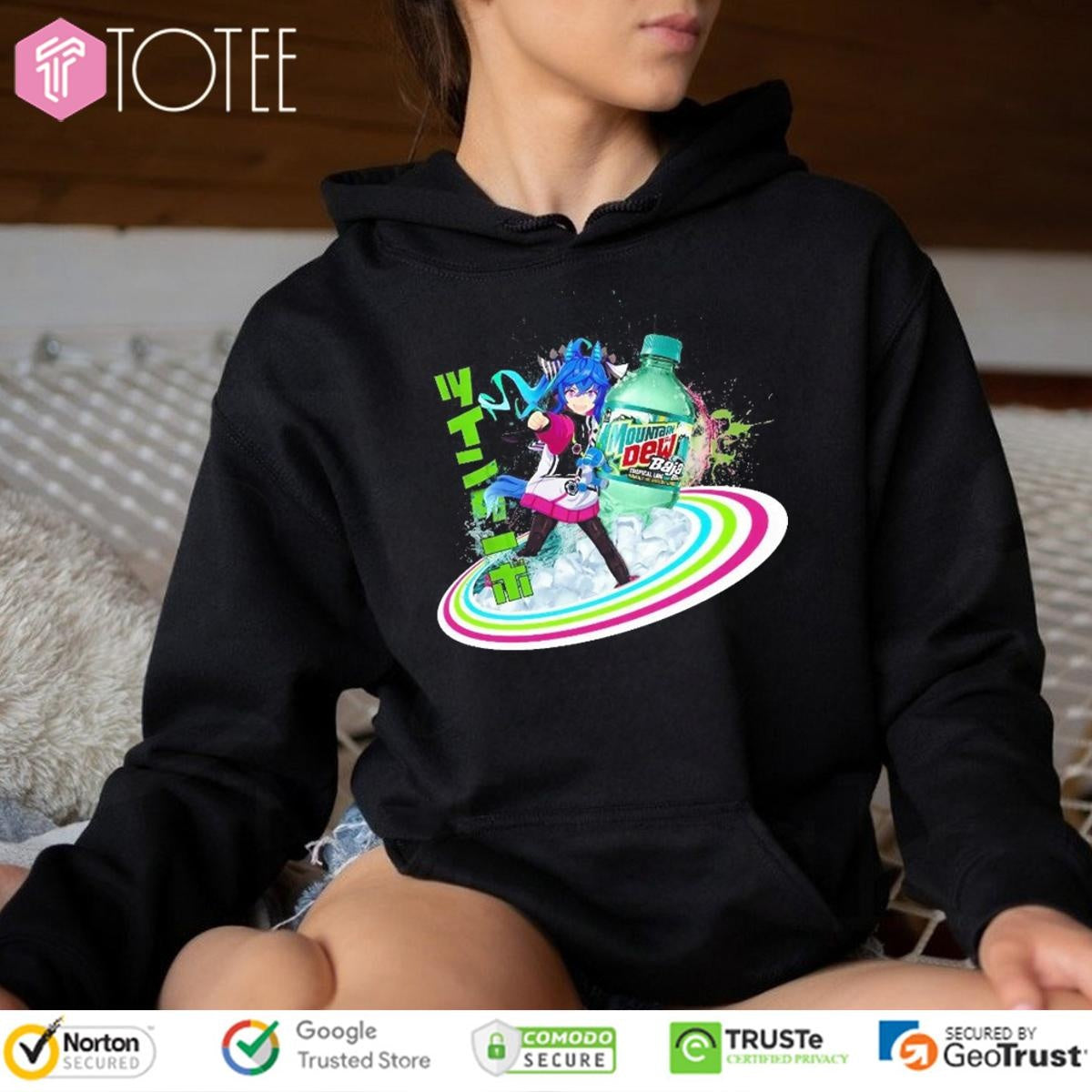 Twin Turbo Uma Musume Mountain Dew Baja Blast T-shirt