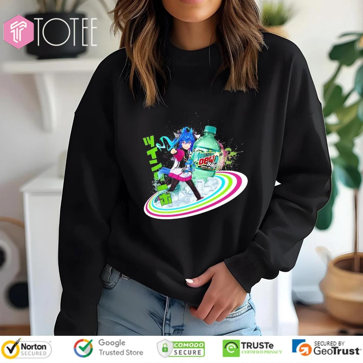 Twin Turbo Uma Musume Mountain Dew Baja Blast T-shirt